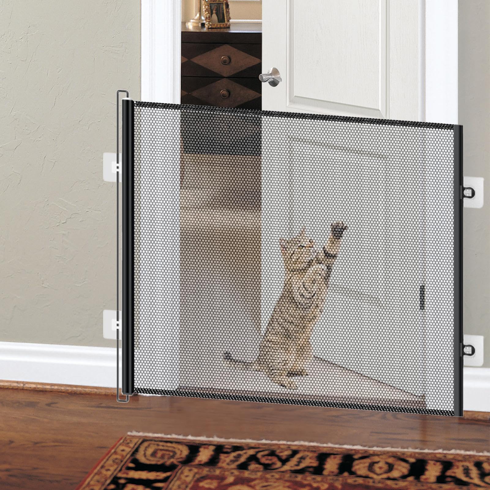 Cancello Retrattile Animali Domestici Schermo Di Sicurezza Porta Per