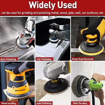 50Pcs 6 Inches Sanding Discs, Hook and Loop Sanding Disc, Round Wet and Dry Sanding Disc Grit 1000 1500 2000 3000 5000 Orbital Sander Pads for Car, Wood, Wall, Metal, Automotive Polishing, Jewelry
