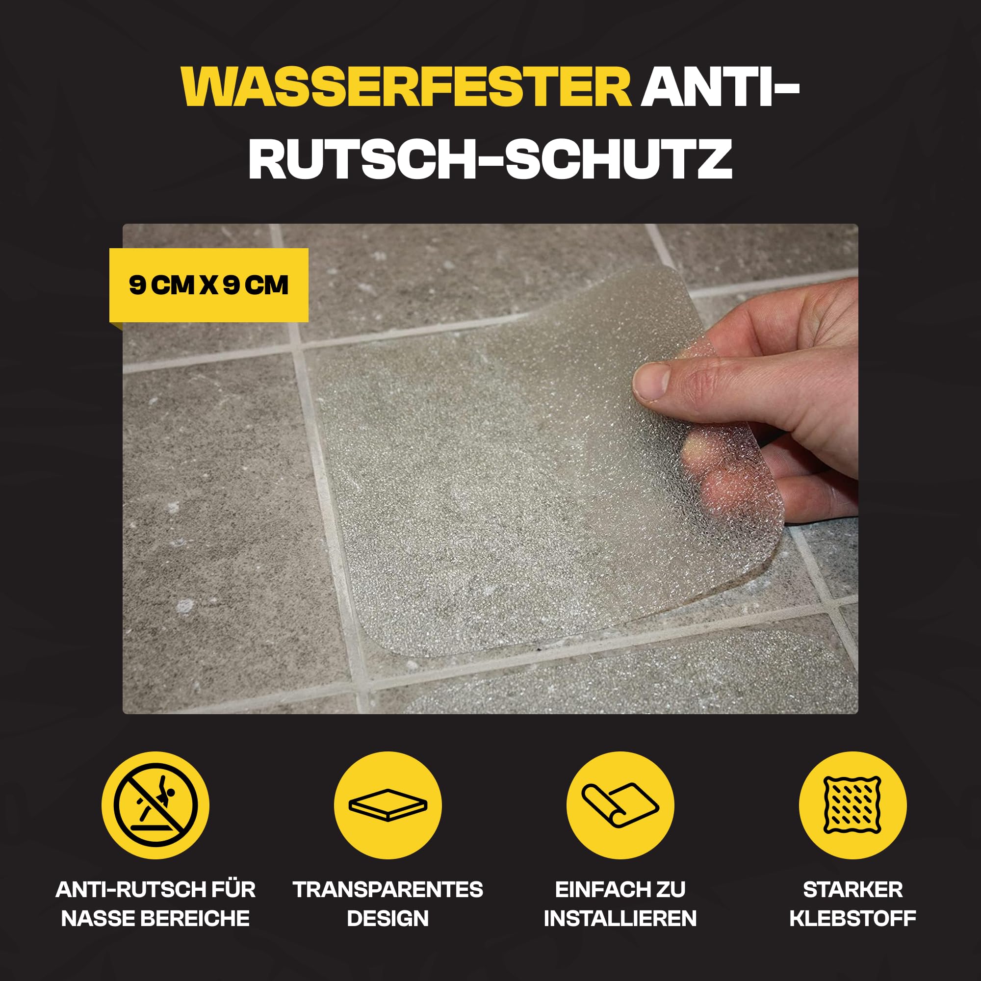 Anti-Rutsch Aufkleber Für Bad & Dusche - Unsichtbarer Schutz Vor Stürzen