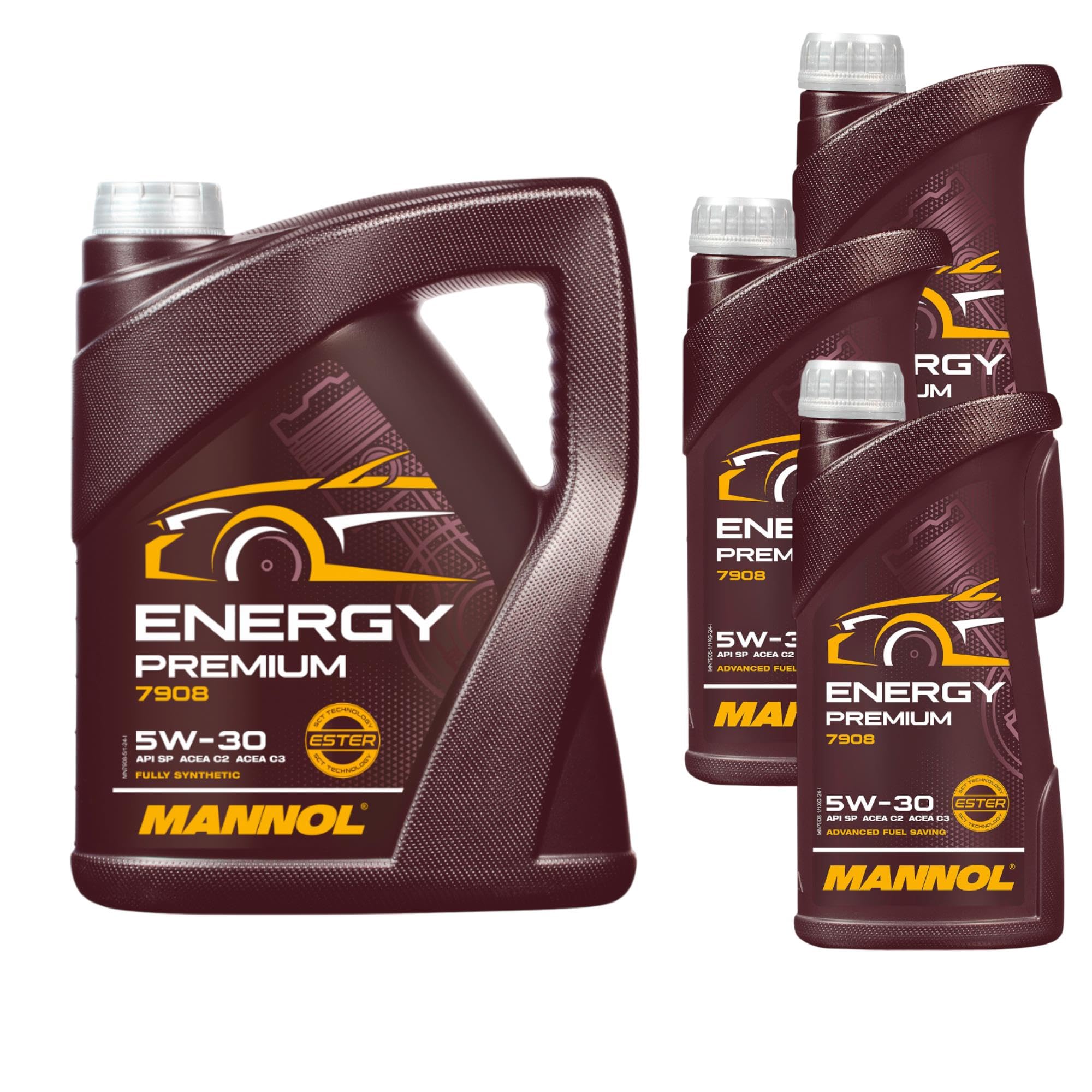 8 Liter Original MANNOL Energy Premium 5W-30 API SN/CF Motoröl Engine Oil Öl