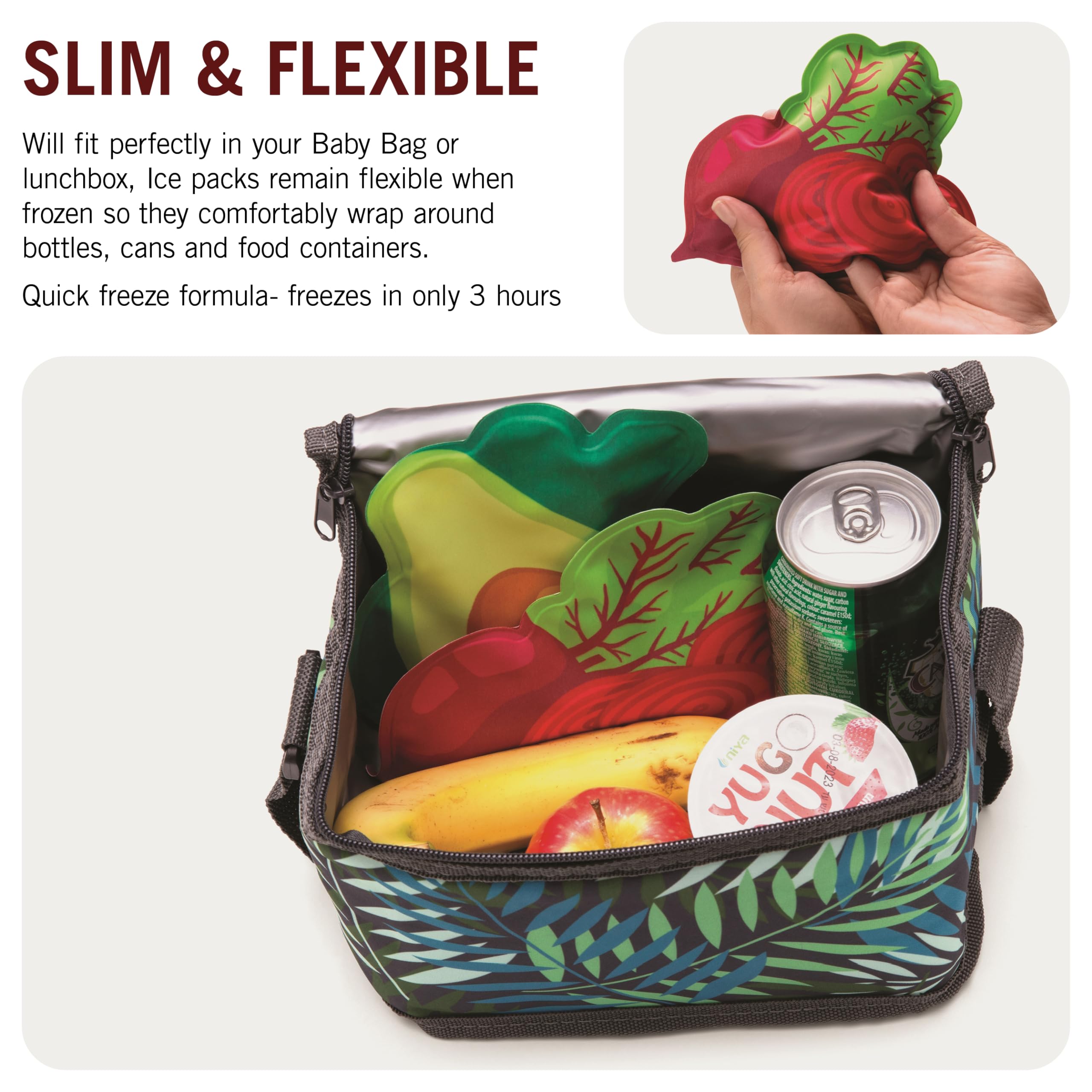Monkey Business Icepadz Soft Ice Pack Set - Image 4