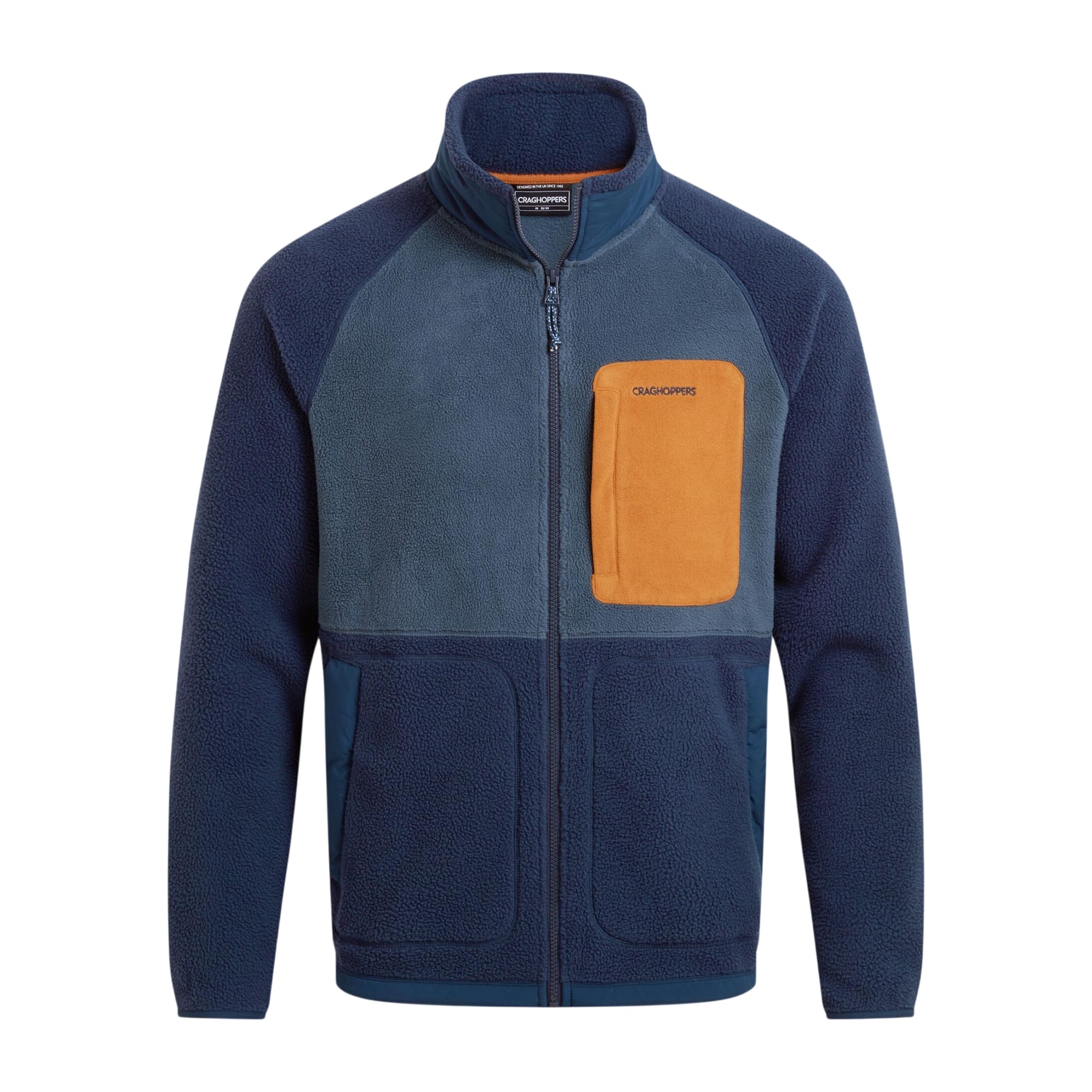Craghoppers Mens Dades Borg Fleece Jacket Insulated Hiking Walking Top