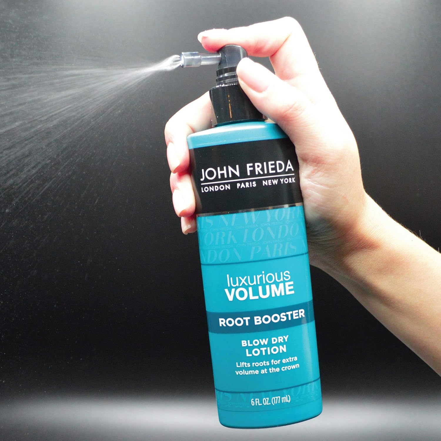 John Frieda Volume Lift Thickening Spray for Natural Fullness, Fine or Flat Hair Root Booster Spray, 6 Ounces, with Air-Silk Technology : Beauty Products : Beauty & Personal Care
