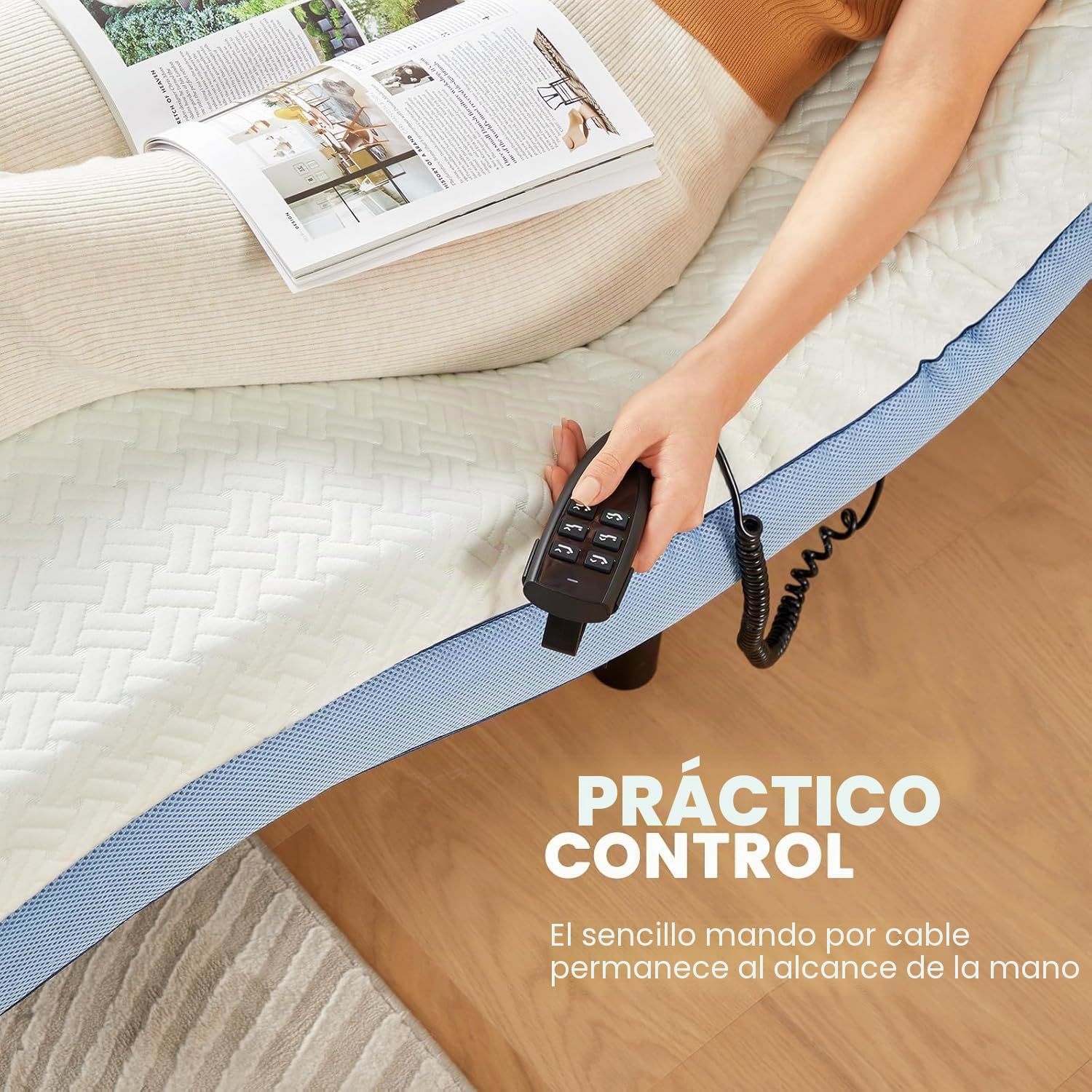 OKIN OEM - Mando a distancia para cama elevable, mando a distancia para motor somier de láminas