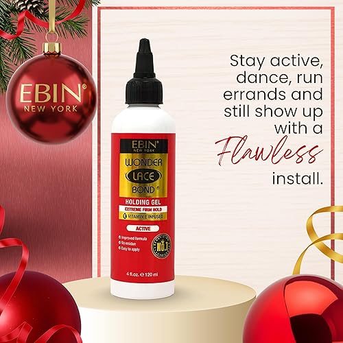 Miniatura 3 de EBIN NEW YORK Wonder Bond Holding Gel de 4 onzas4.1 fl oz  Activo (fijación firme extrema)  Secado rápido, fórmula mejorada que proporciona sujeción