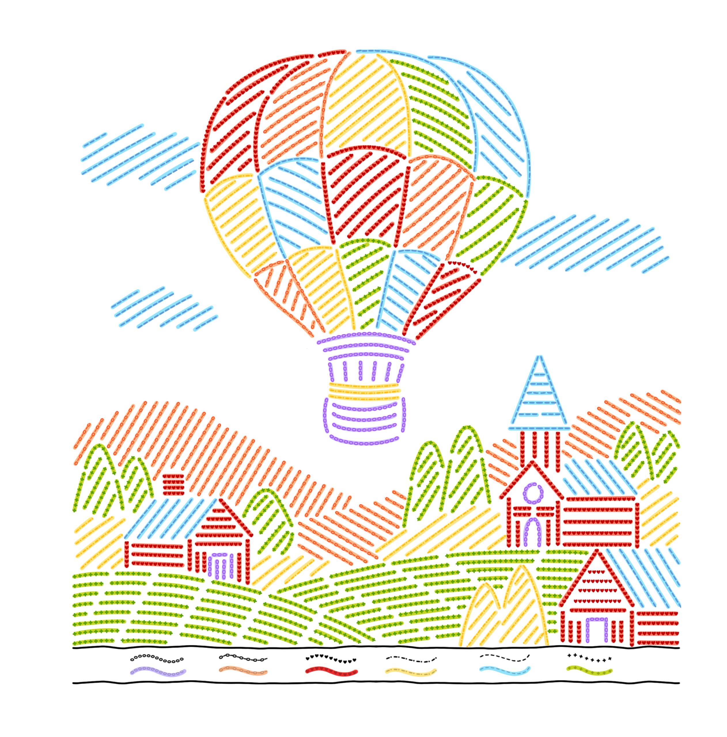 Mindfulness: Line Tracing for Relaxation