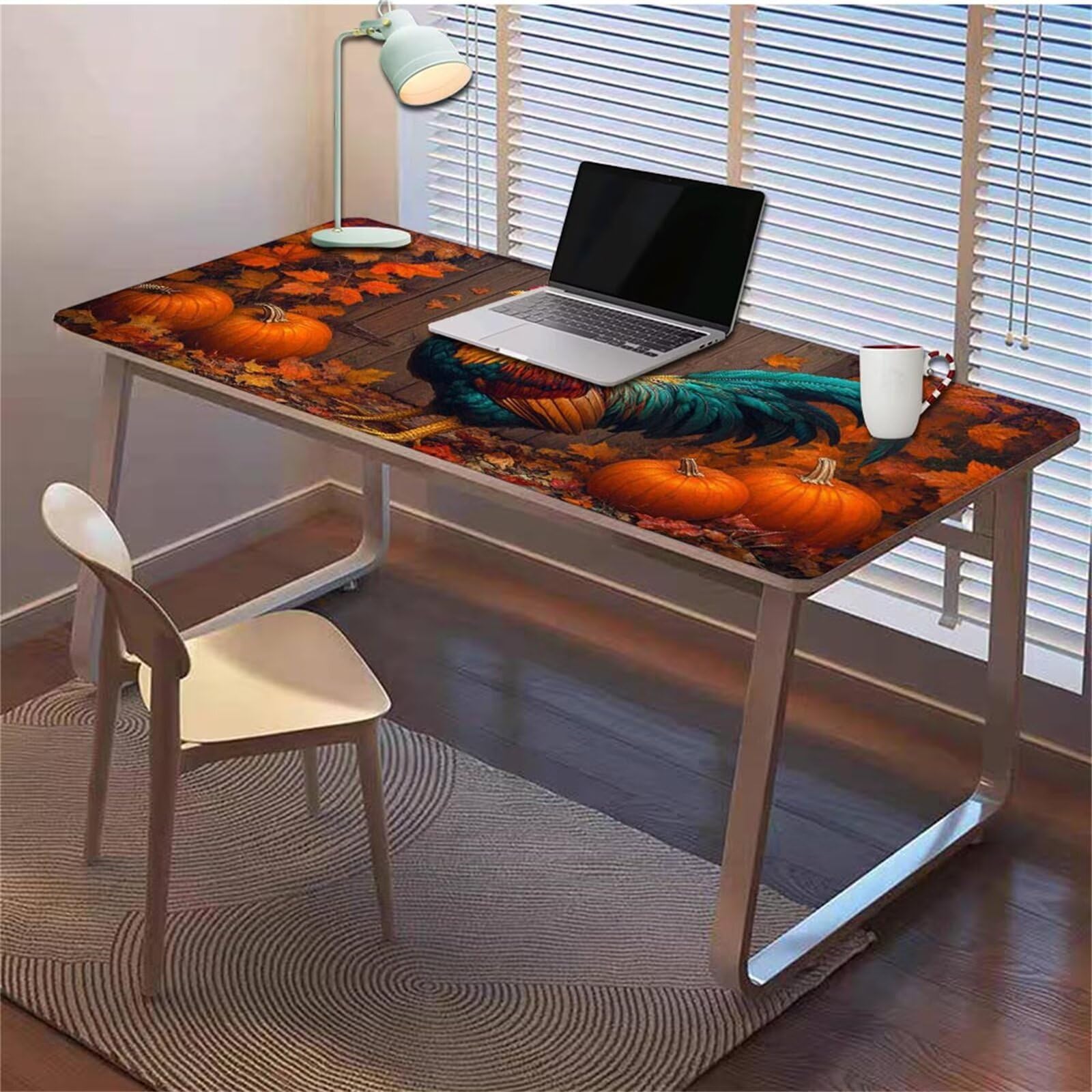 Gamingowa podkładka pod mysz 1200 x 600 x 3 mm, XXL, wodoszczelna, odporna na ścieranie, z przyszytymi krawędziami, podkładka na biurko, poprawia prędkość i precyzję, do laptopa, komputera, wzór