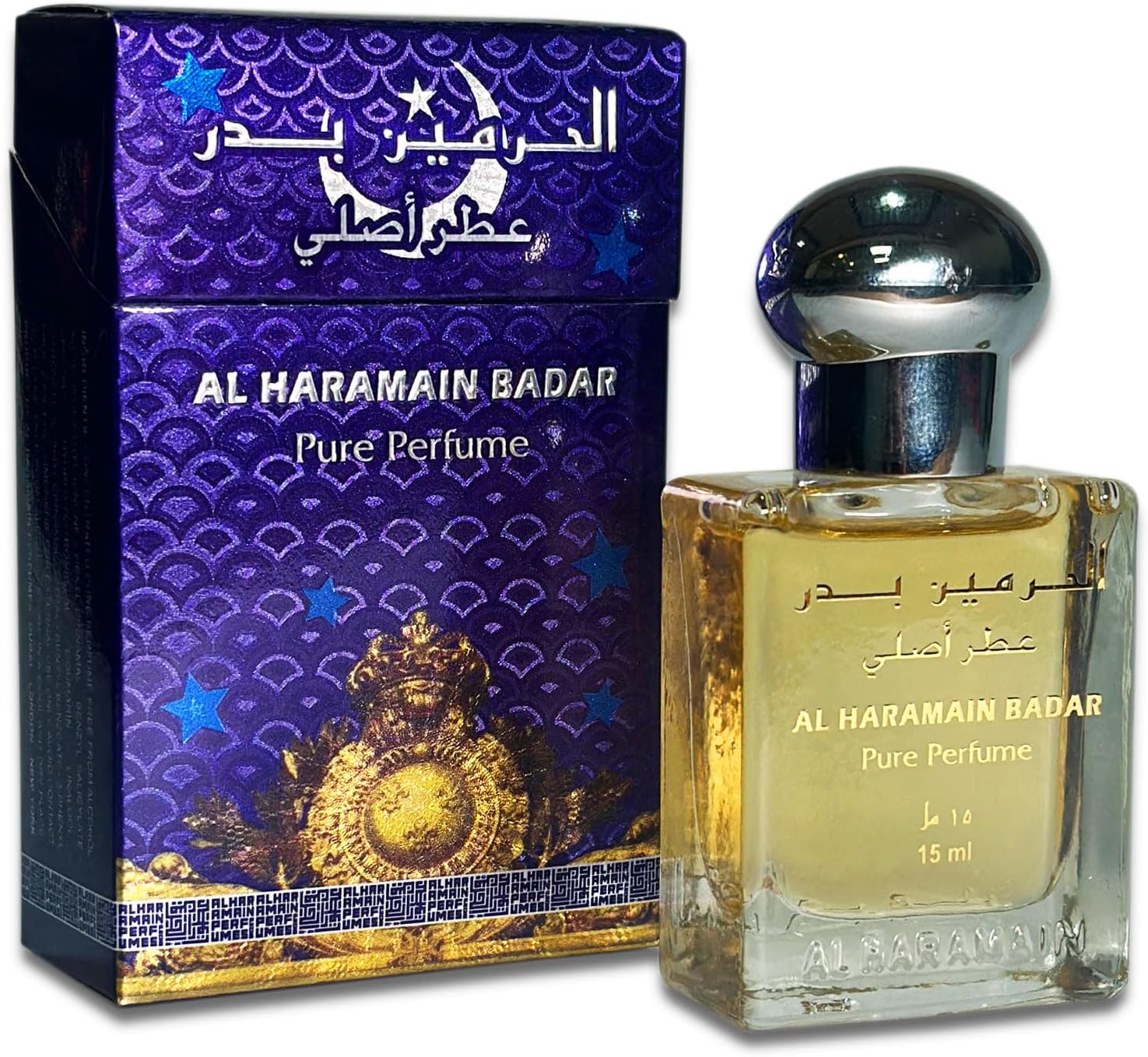 Al Haramain Badar Attar 15 ml Unisex Roll‑On Rose, Honey & Musk – Long‑Lasting Oriental Fragrance