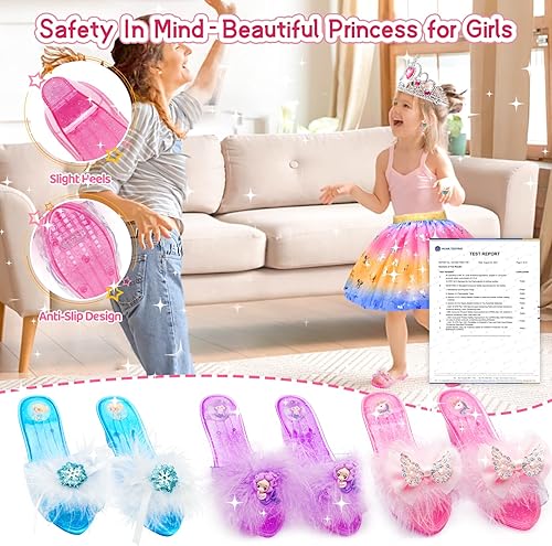 Miniatura 6 de Juguetes para niñas, vestidos de princesa para niñas, regalos de unicornios para niñas, ropa de vestir de princesa para niñas pequeñas, faldas,