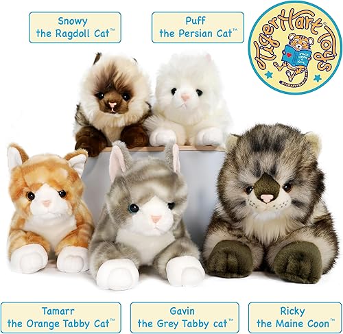 Miniatura 6 de Gavin The Grey Tabby Cat - Peluche de 13 pulgadas