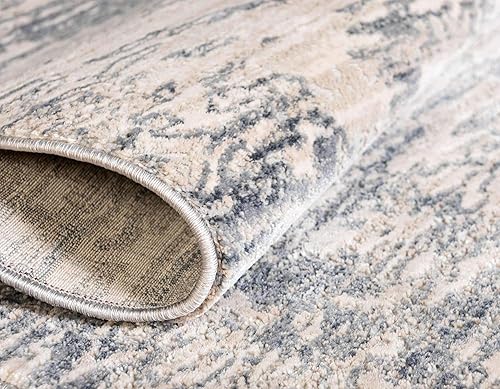 Miniatura 10 de Unique Loom Oasis Collection - Alfombra de área, agua (2 pies 7 pulgadas x 10 pies, marrónbeige)