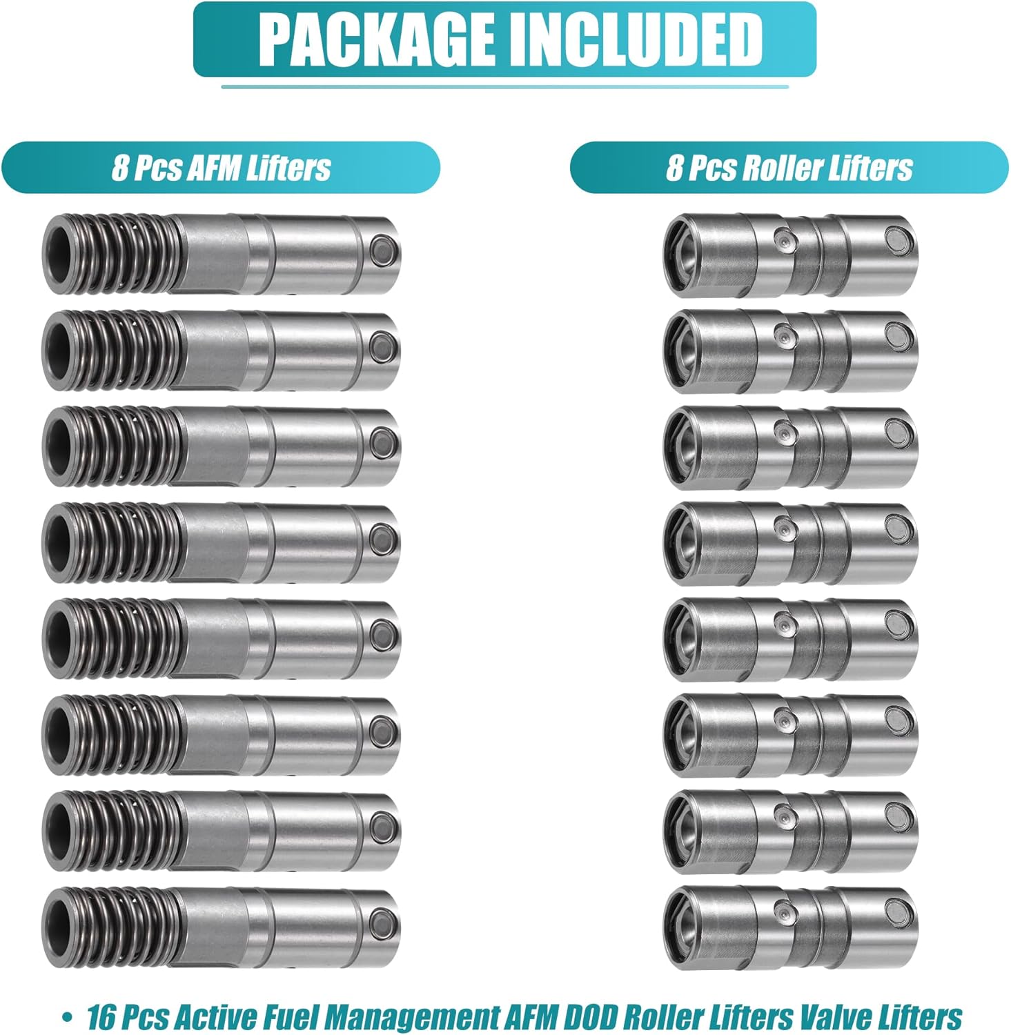 X AUTOHAUX 1 Set Active Fuel Management Valve Hydraulic Roller Lifters for Chevy Avalanche 5.3L 6.0L 2007-2012 No.12619820/17122490