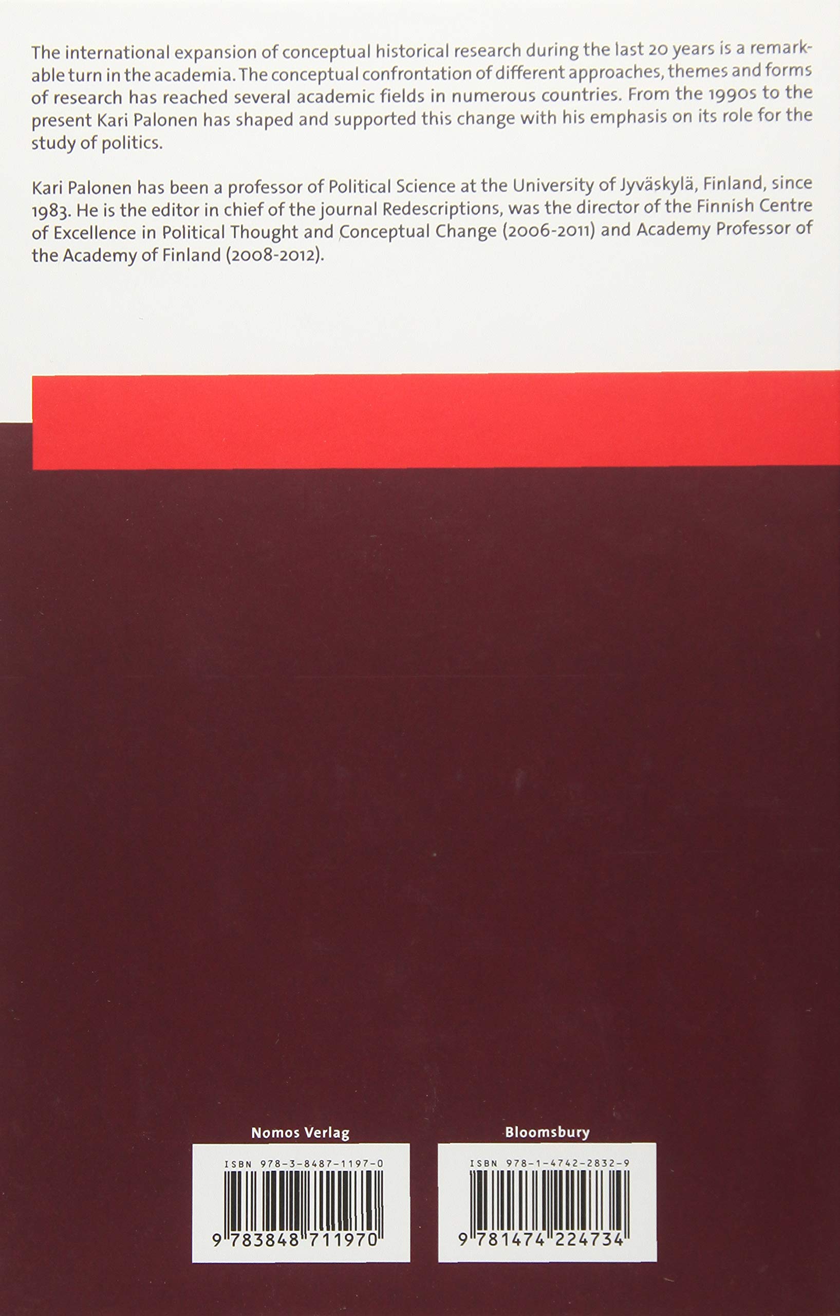 Politics and Conceptual Histories: Rhetorical and Temporal Perspectives: 1