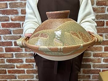 【再値下げ】新品　土鍋　圡楽窯　文福鍋 ８寸 ２人用 伊賀焼　土楽　タジン鍋 文福鍋（8寸） - 土楽 | 伊賀の里の土楽窯