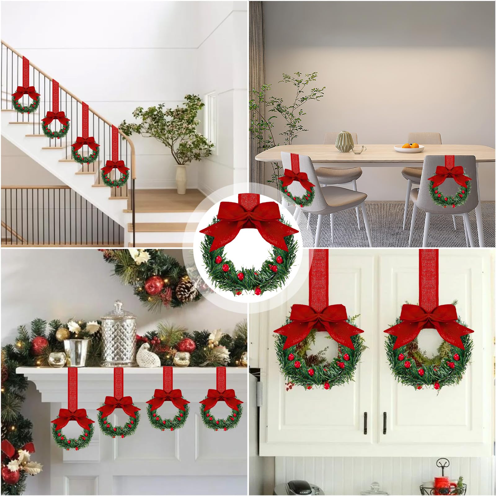 Couronne De Noël Artificielle En Forme De Larme - Décoration