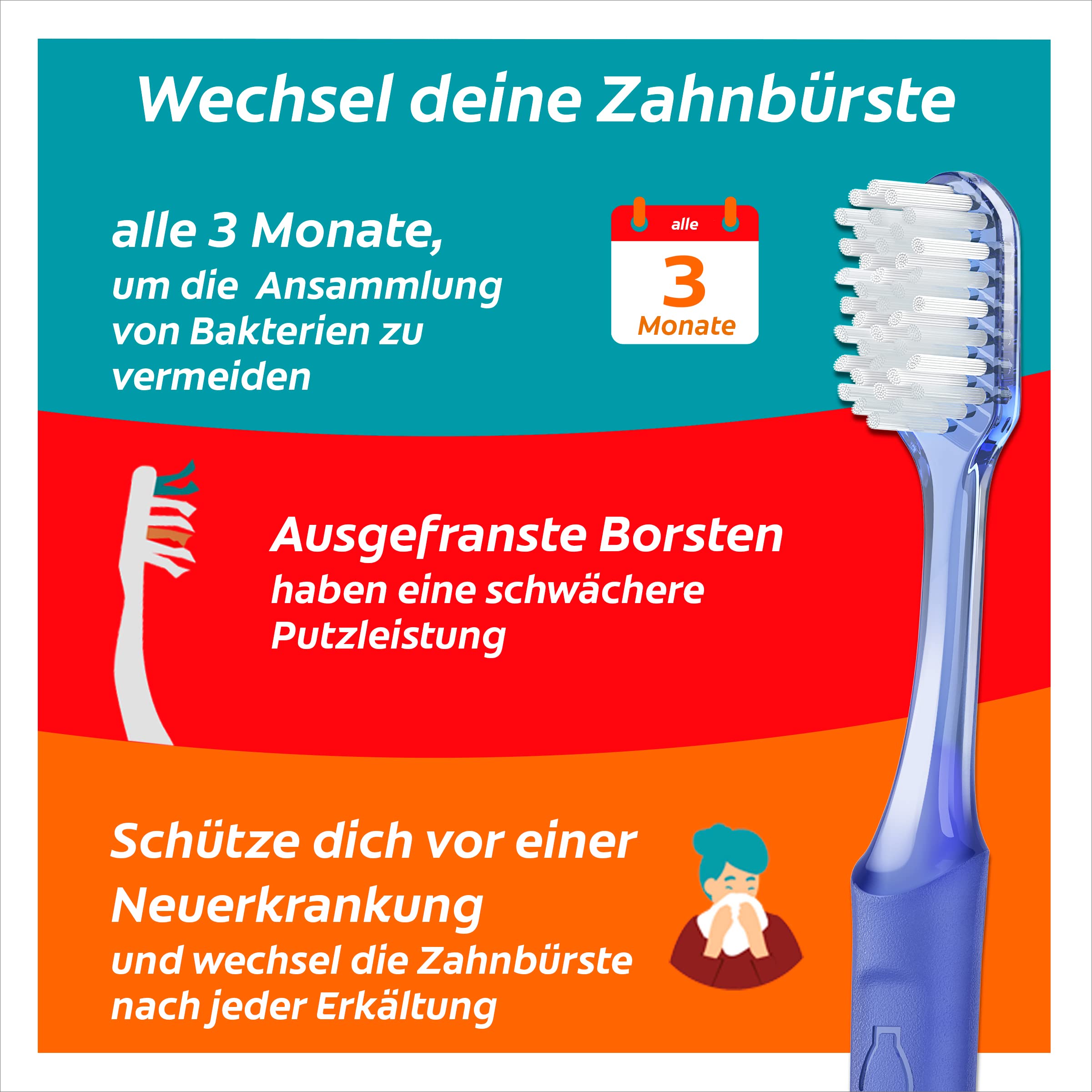 Colgate szczoteczka do zębów RecyClean, średnia, 1 sztuka – ręczna szczoteczka do zębów z włosiem na bazie roślin i uchwytem w 100% z plastiku pochodzącego z recyklingu
