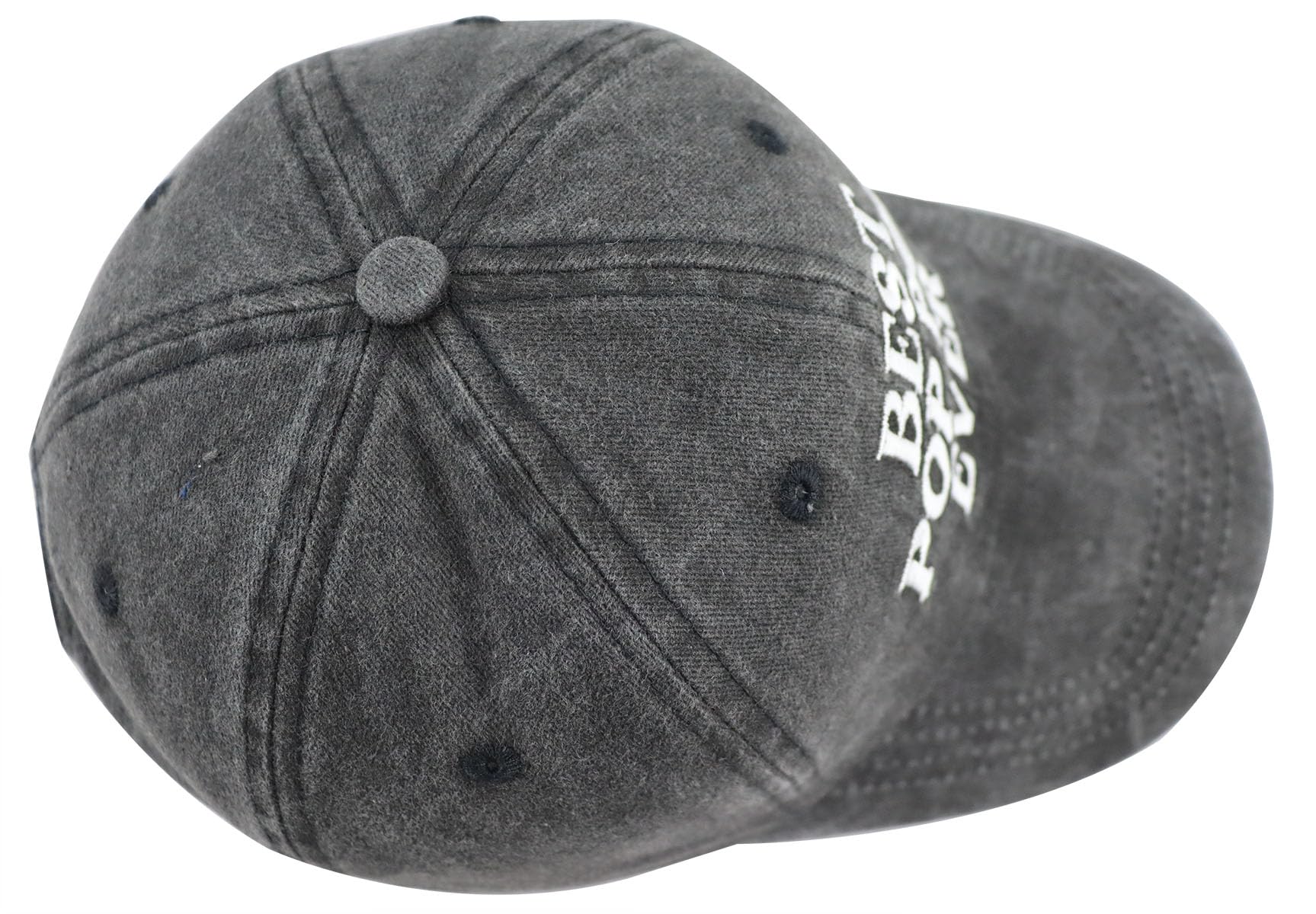Best Pop Pop Ever Hats for Men Grandpa, Funny Adjustable Cotton Embroidered Dad Baseball Cap