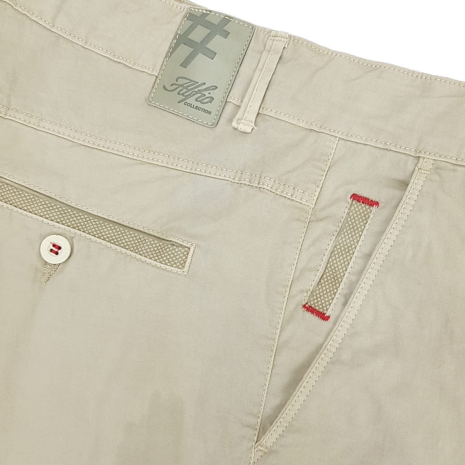 Pantaloni da Uomo Estivi Cotone Leggeri Chino Slim Fit Elasticizzati 48 52 54 58 60 50 56