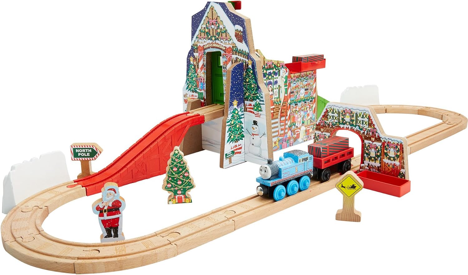 Exclusive Discount 80% Offer Thomas & Friends Wooden Railway, Santa's Workshop Express