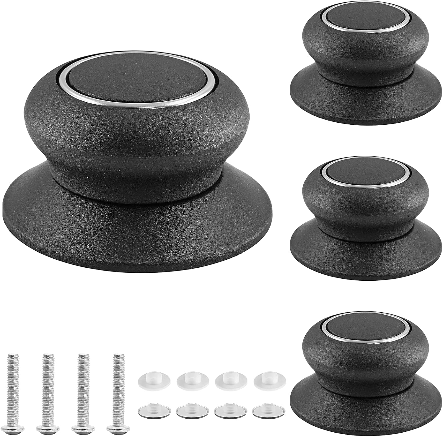 Jiozermi 4 Pcs Universal Pot Handles Replacement, pot Lid Handle Replacement for Pot