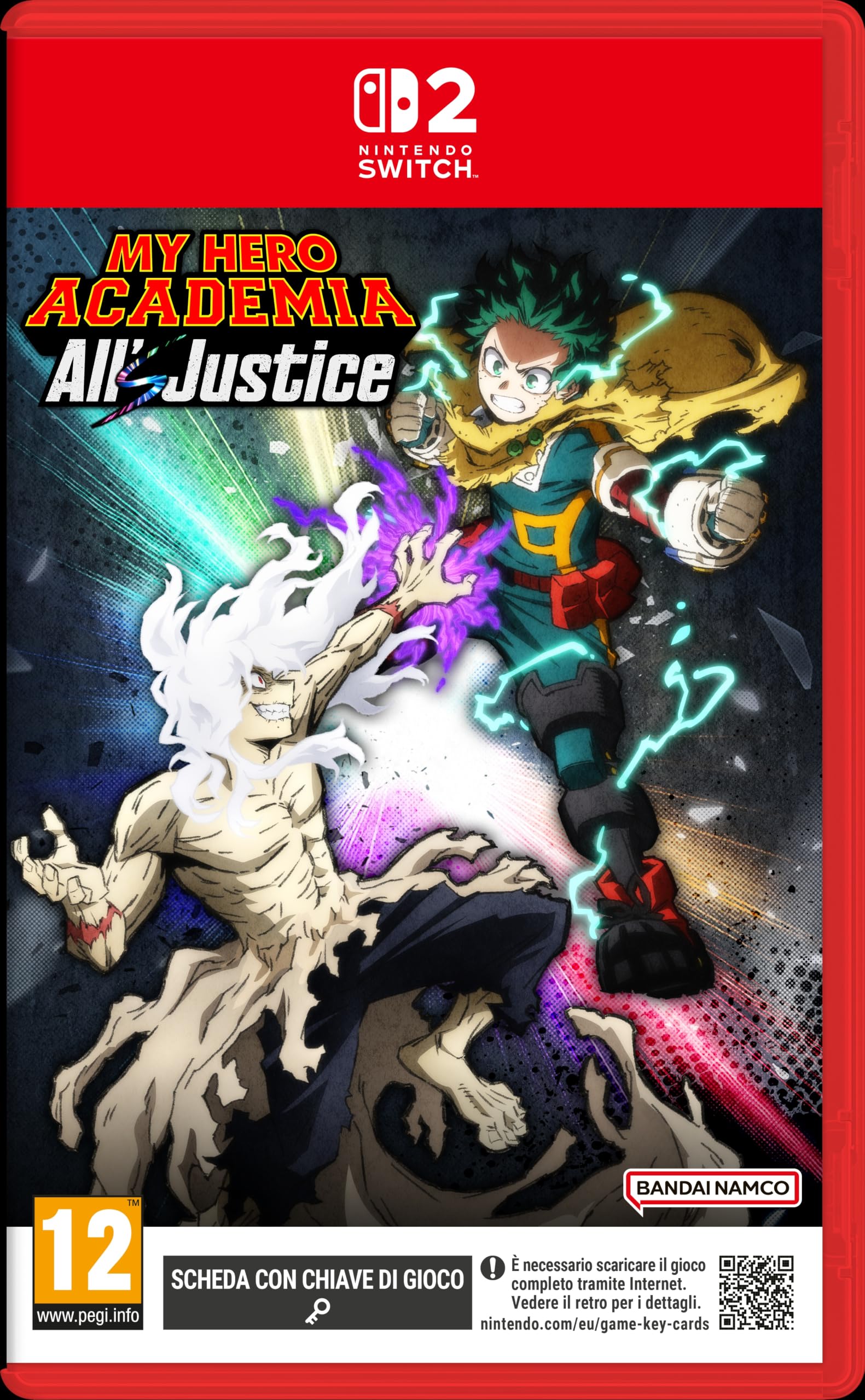MY HERO ACADEMIA: ALL'S JUSTICE NSW2 (game key card)