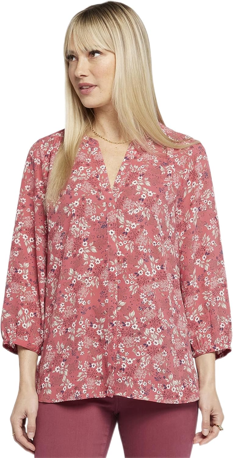 NYDJ womens Pintuck Blouse