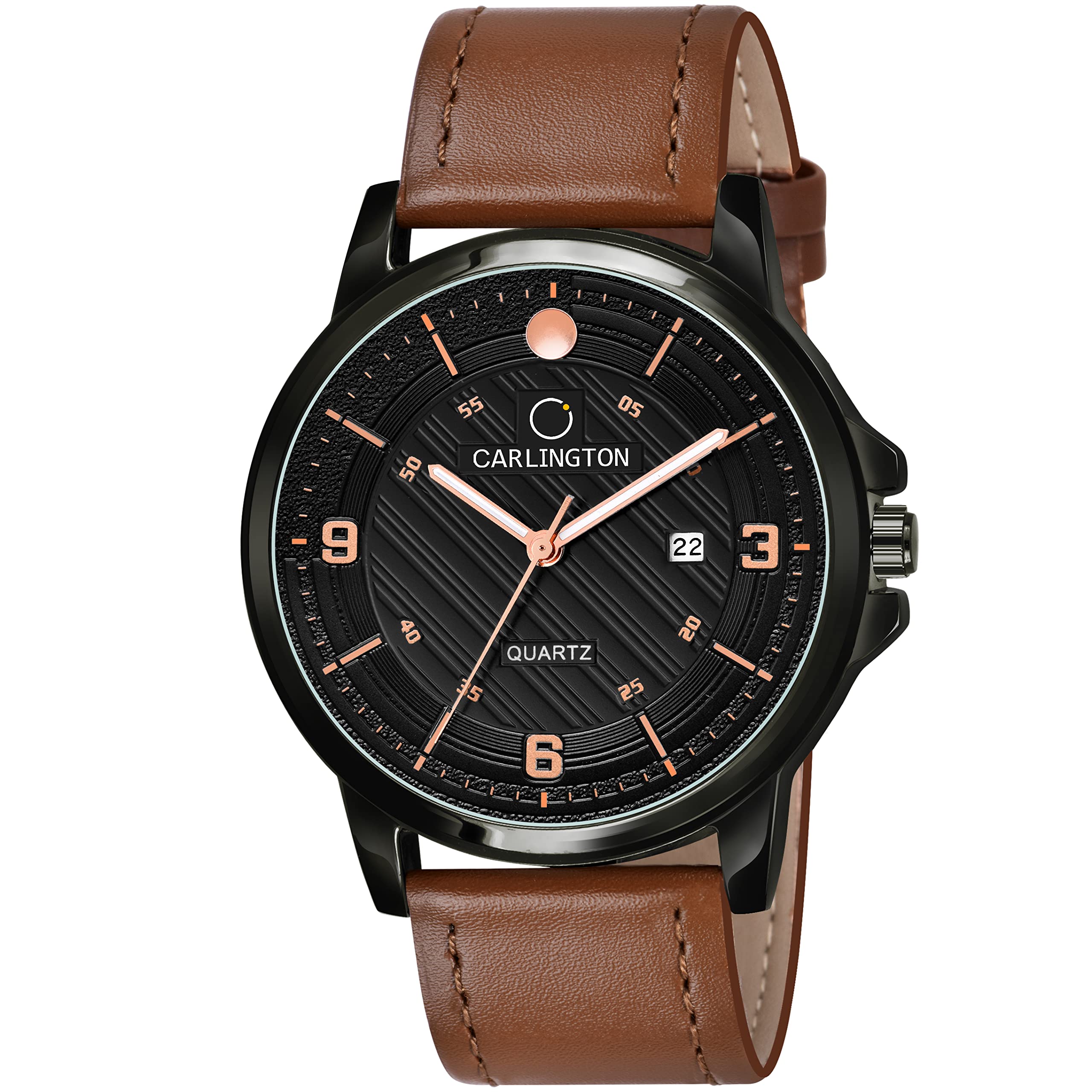 carlington Analog Watches for Men with Leather Strap - CT 1050-picture-51