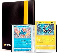 Album di Carte Collezionabili Jumbo XXL - Raccoglitore Con Capacità di 60 Carte Promo GX Vere, VMAX, V o EX - 30 Pagine per Carte Jumbo - Bustine Formato 21,1x14,5cm (Nero)