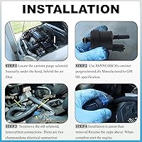 Vista 7 de Válvula de purga de recipiente de vapor, compatible con Buick Enclave LaCrosse Cadillac ATS CTS SRX XTS Chevy Caprice Equinox Impala, GMC Acadia