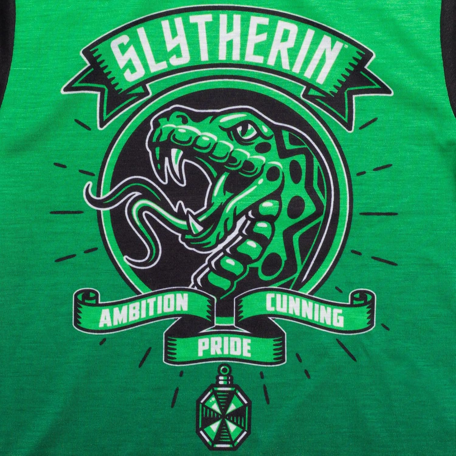 Harry Potter Gryffindor Hufflepuff Ravenclaw Slytherin Pajama Shirt and Shorts Sleep Set Little Kid to Big Kid - Image 6