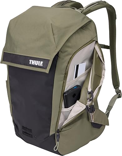 Vista 35 de Thule Paramount - Mochila de 27 litros - Mochila de viaje - Bolsillo acolchado para una computadora portátil de 16 pulgadas, color verde suave