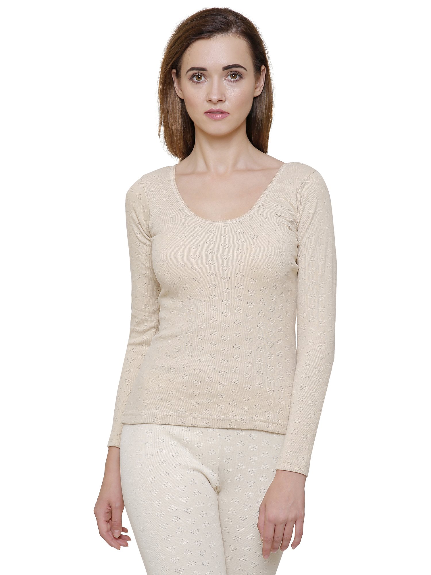 Bodyacre Women Round Neck Full Sleeves Vest : High Warmth & Thin Fabric for Optimum Heat Even in Coldest Condition