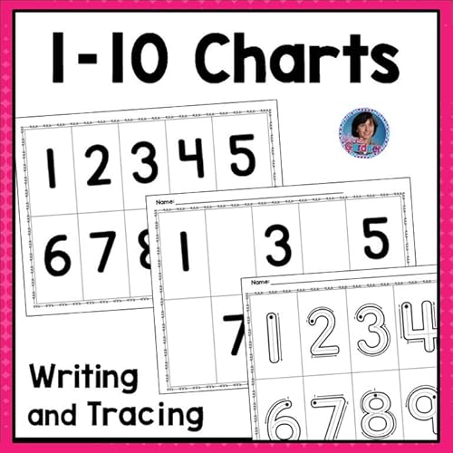 number tracing 1 10 number writing practice 1 10 numbers charts 1 10 digital educational resources