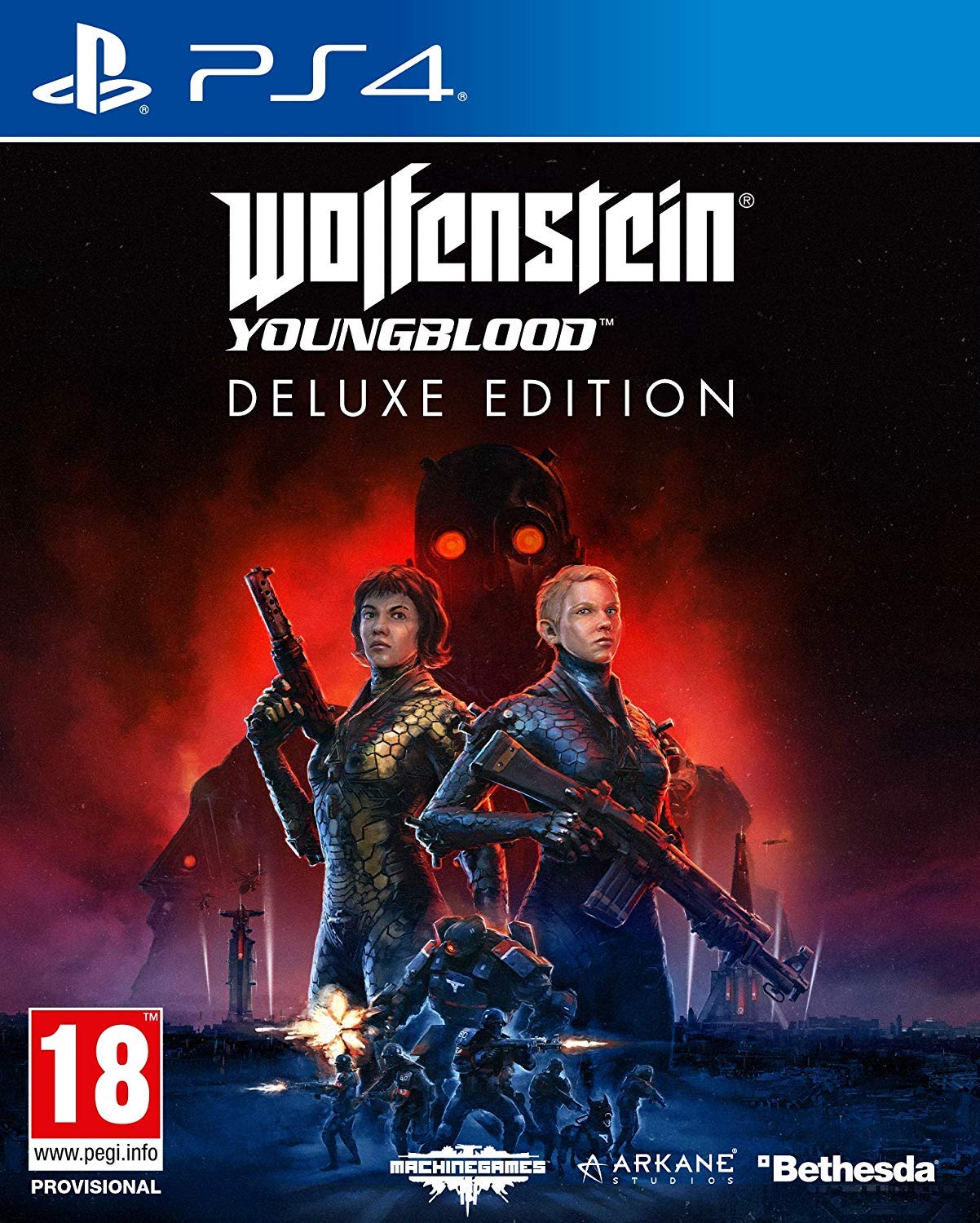 Wolfenstein Youngblood Deluxe Edition (PS4) (Renewed)