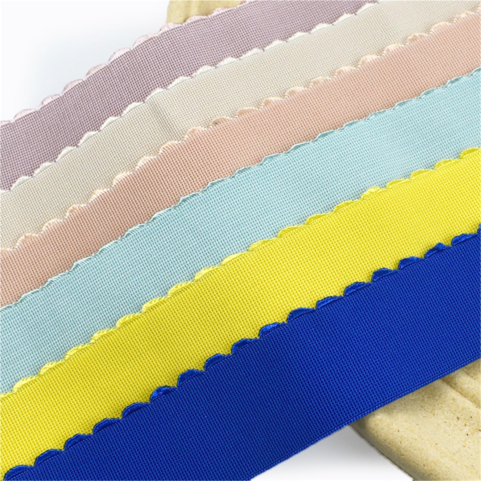 Banda Elástica de Nailon Cordón Bandas Elásticas Nylon | Banda de goma cinturón costura ancha correas elásticas ropa interior cinta de resorte(MintGreen,10Meters)