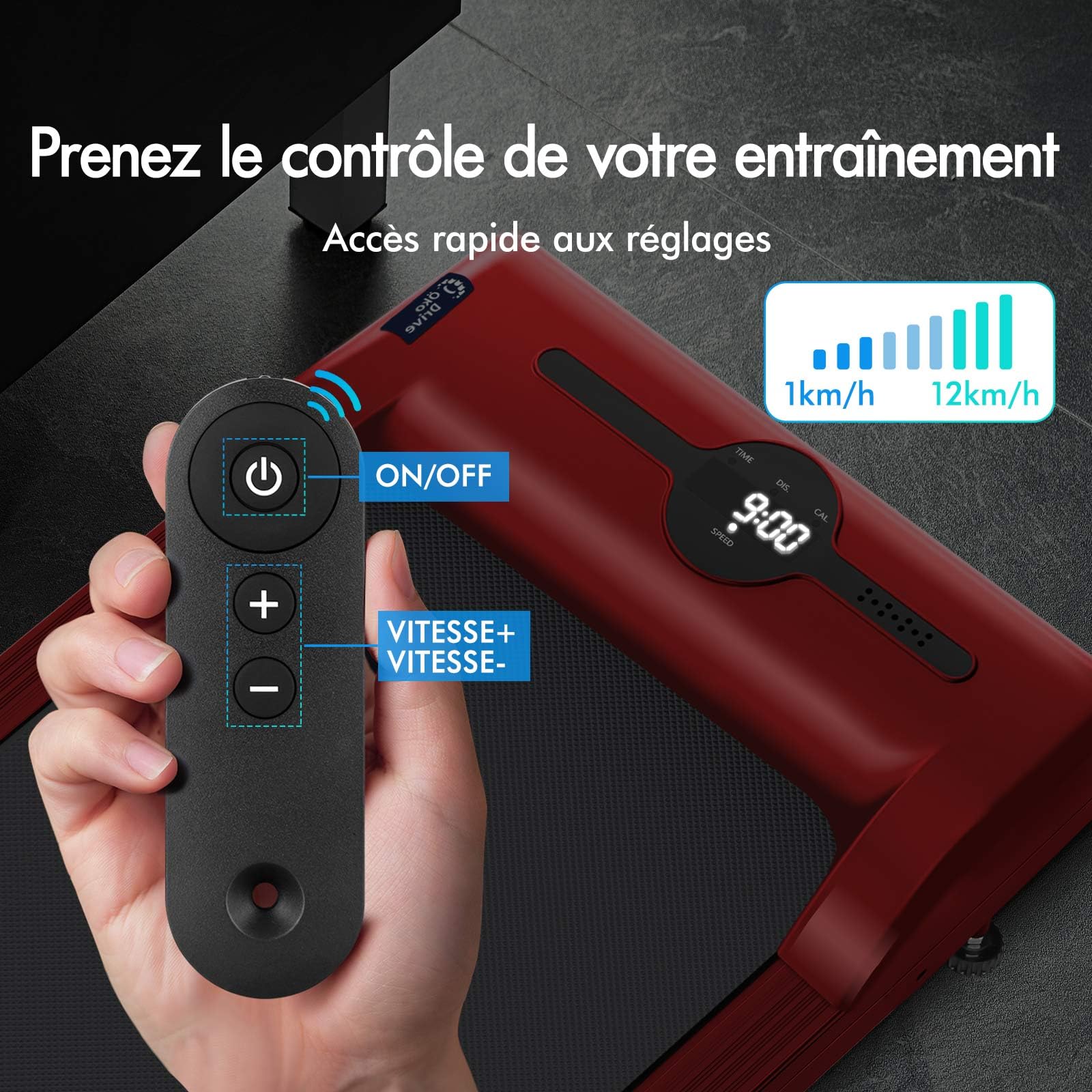 BLACK LORD Tapis De Marche 4 En 1, Inclinaison 9%, Compact