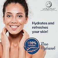 Vista 2 de uh*Roh*Muh Pure Rose Hydrosol - Spray de agua de rosas 100% natural y pura para rostro y cuerpo Agua de rosas destilada para cabello y piel