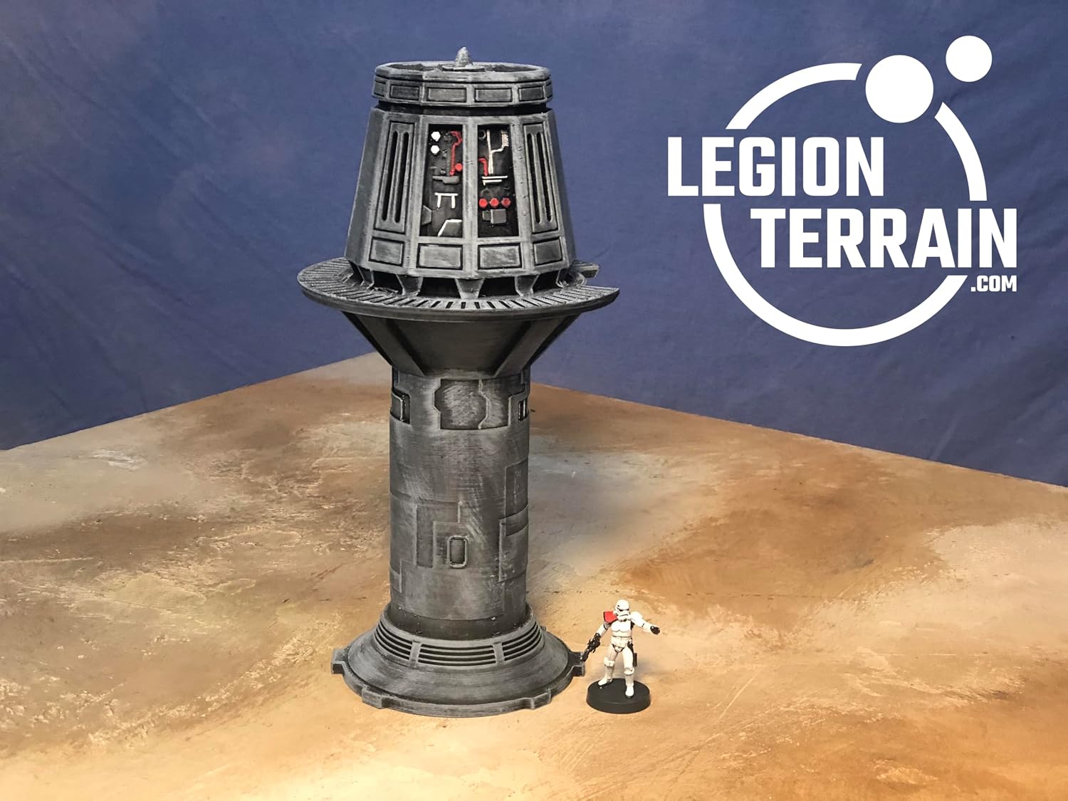 Legion Terrain - LegionTower Tractor Beam - Miniature Tabletop Wargaming Terrain (Painted)