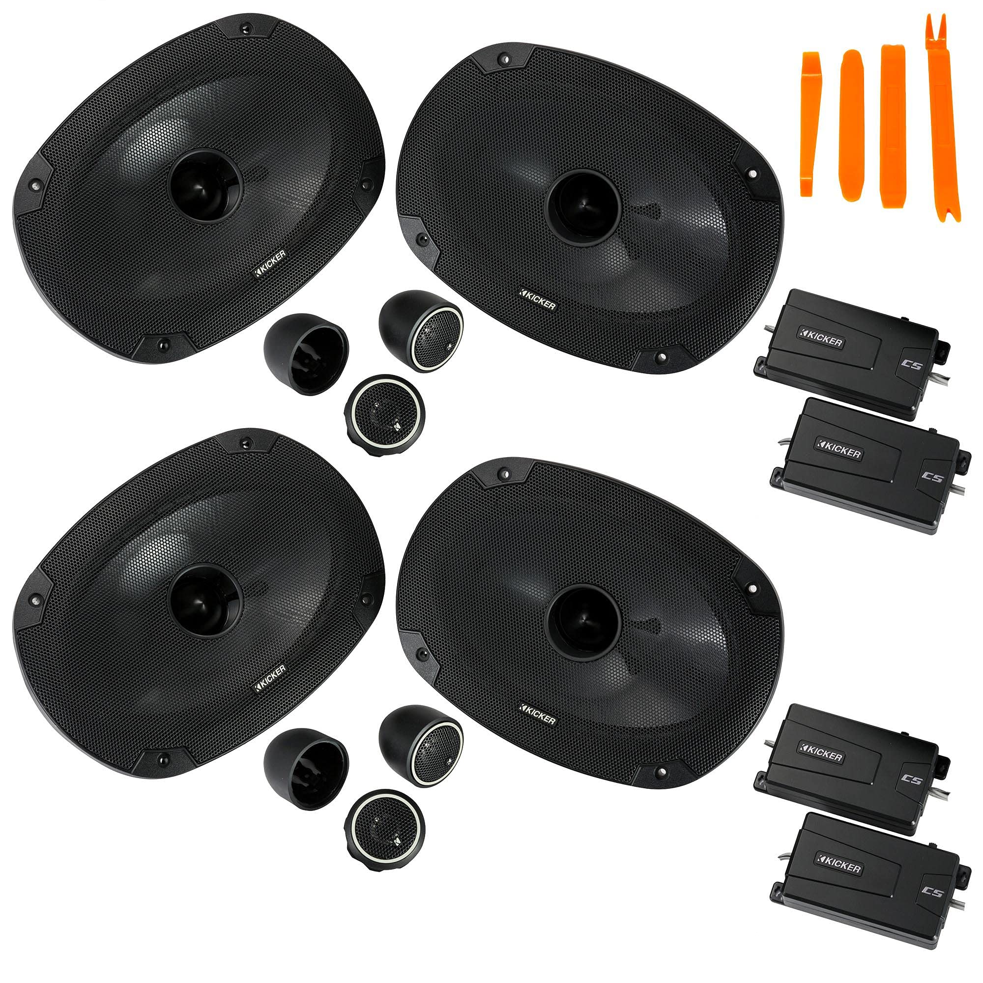 がーすー　1104545オプションお写真2枚目掲載 Amazon.com: KICKER 46CSS694 - Two Pairs of CS-Series CSS69 6x9