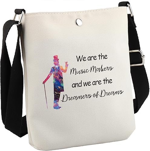 Miniatura 8 de GJTIM Willy - Regalo inspirado en la película, We Are The Music Makers, We are the Dreamers Of Dreams Productor musical, bolsa de cosméticos para