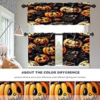 Vista 1009 de Cenefas de cocina modernas con patrón de cobre marrón dorado para ventanas, cenefas opacas abstractas de marcas de arañazos y cortinas opacas