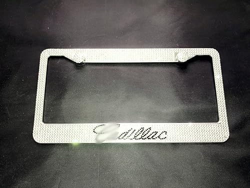 Mulistory - Soporte para placa de matrícula de automóvil con diamantes de imitación para Cadillac (1)