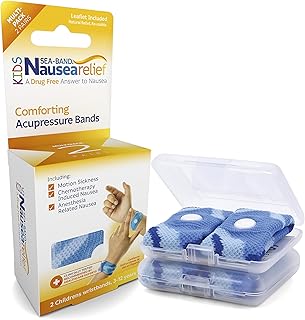 Sea-Band Anti-Nausea Acupressure Wristband for Motion Sickness, Child Size, 2 Pairs