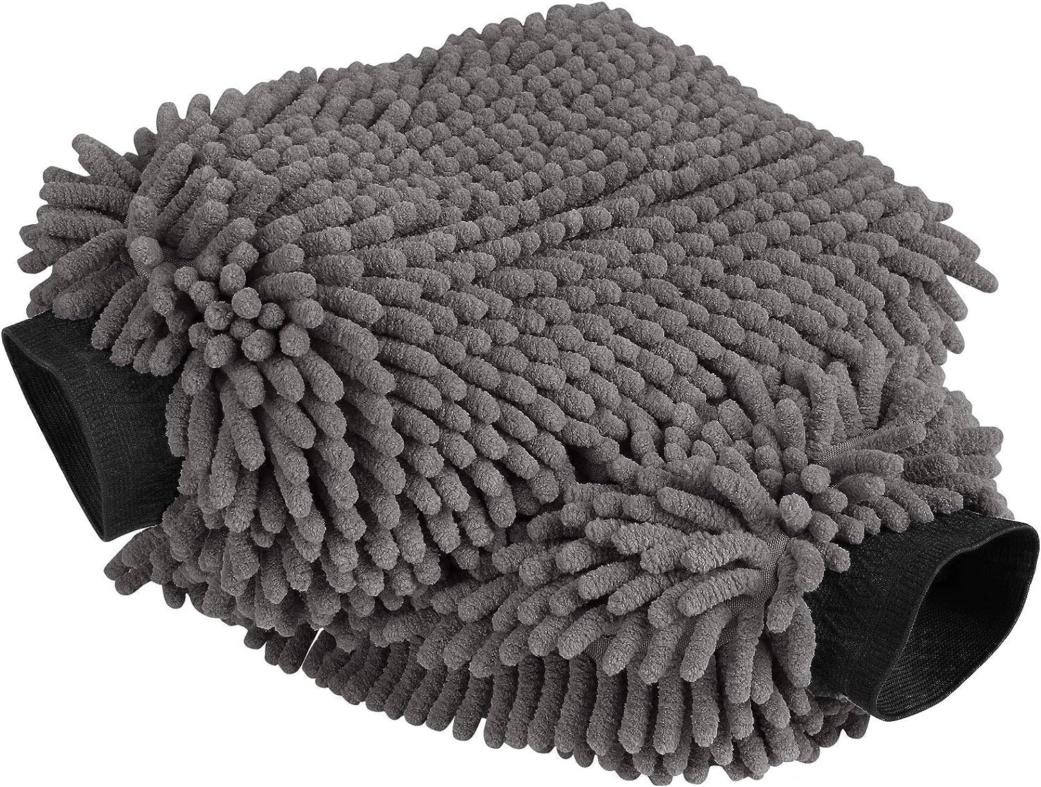 Chenille Microfiber Car Wash Mitt, Ultra Soft Scratch-Free Cleaning Glove, Water Absorbent (Pack of 2)-image-45
