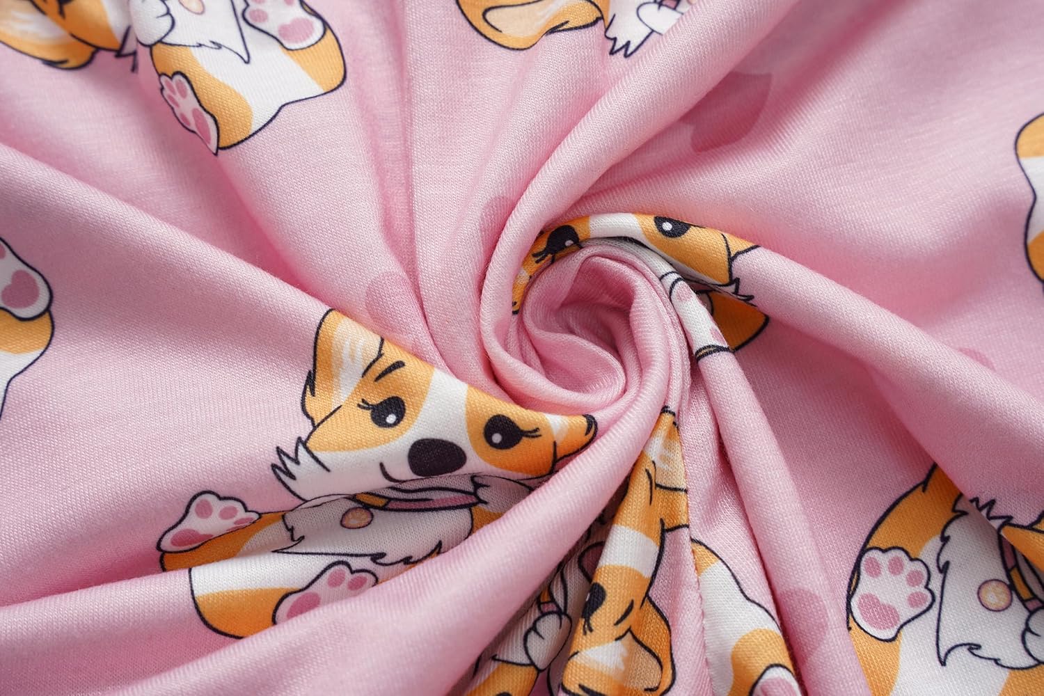 Vopmocld Kids Short Sleeve Long Pants Cartoon Cute 2PCS Sleepwear Casual Loungewear Unisex Child Size 6 Years to 14 Years - Image 7