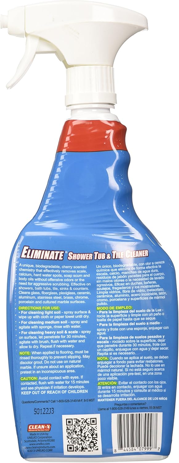 Eliminate® Shower, Tub & Tile Cleaner, 25 oz
