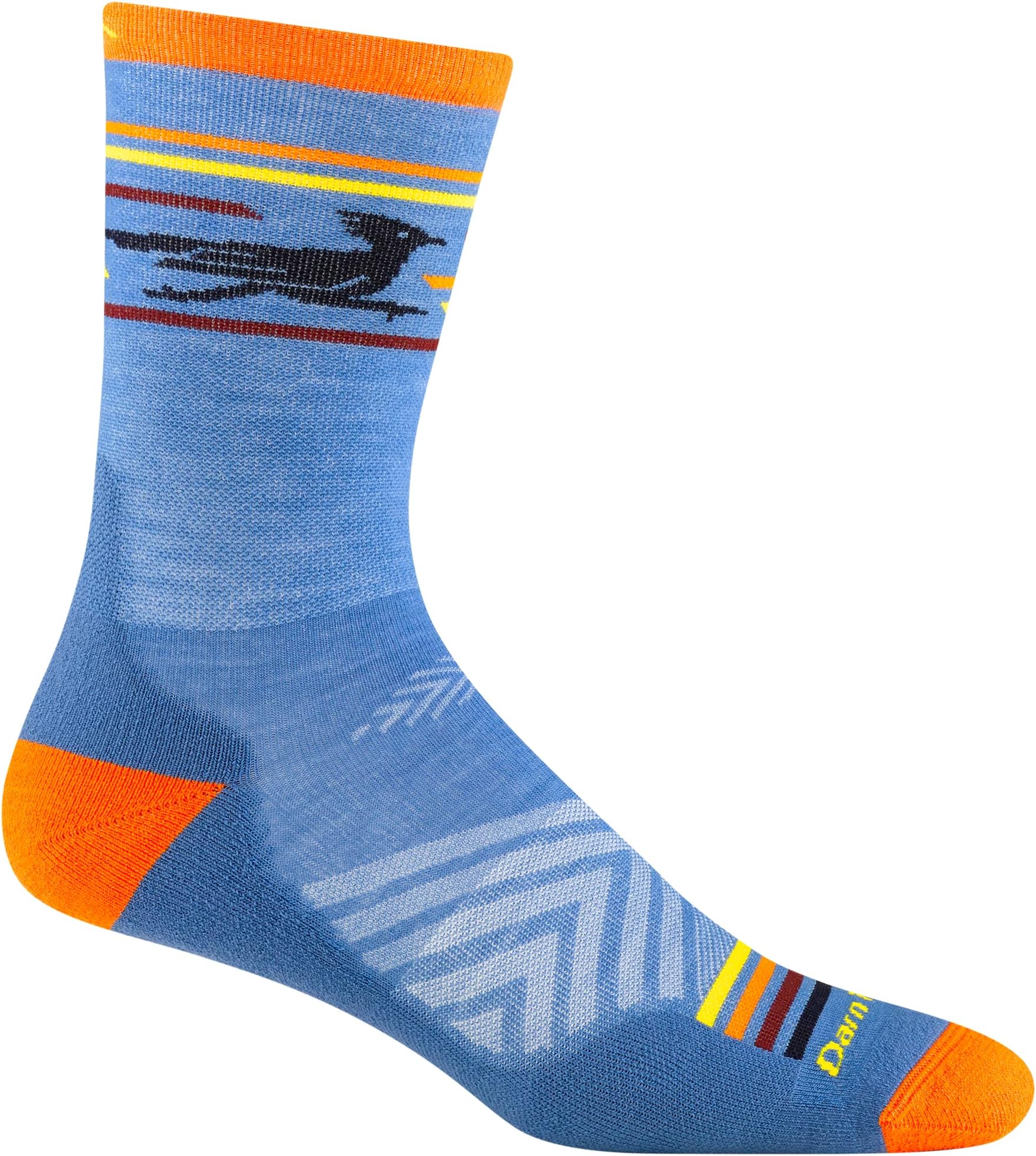 Darn ToughMen's Frontrunner Micro Crew Ultra-Lightweight with Cushion (Style 1062) -, Surf, L