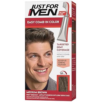 JUST FOR MEN Autostop Hair Color Medium Brown