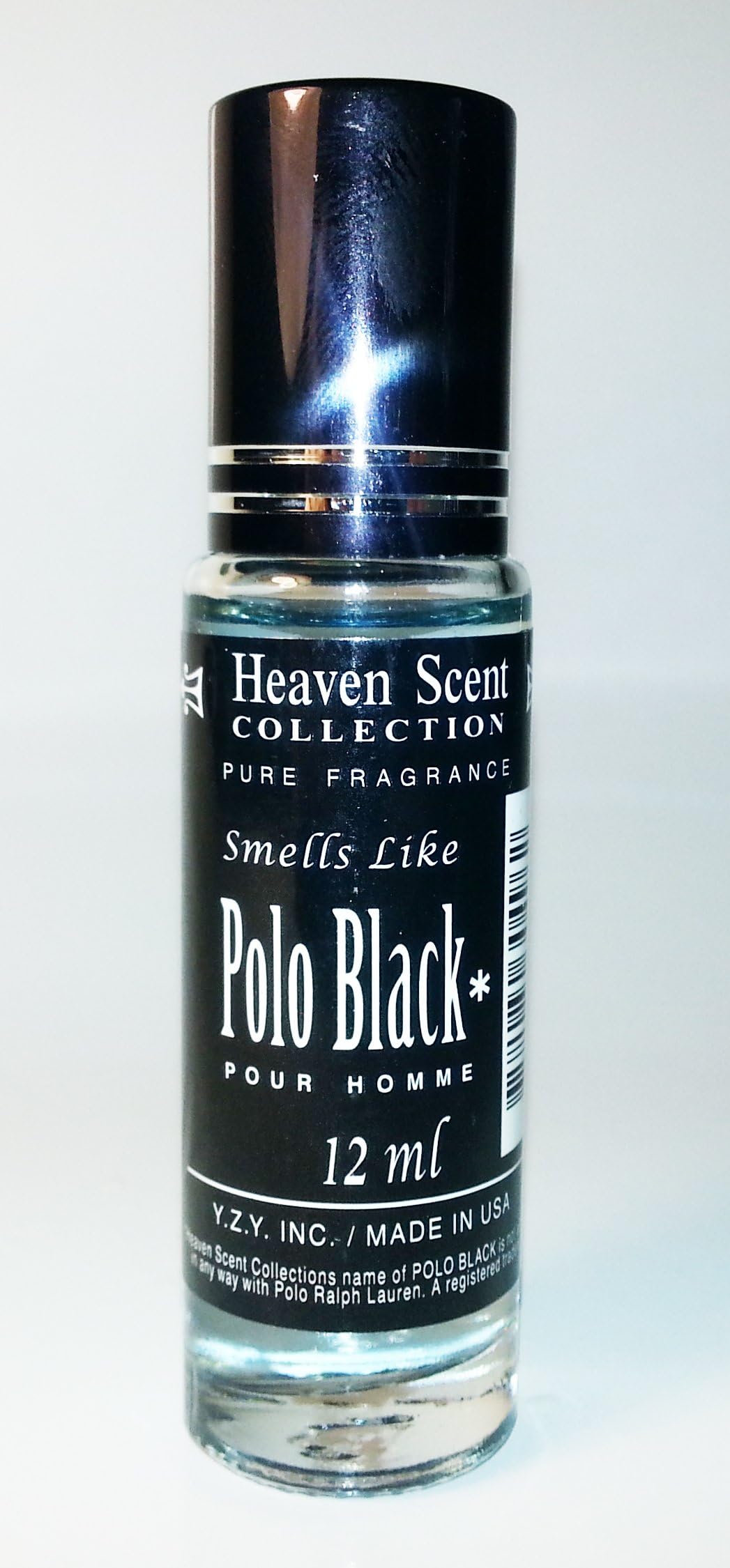 Heaven Scent Designer Oil Impression Of Polo Black For Men 12mlFree Name Brand Sample-Vial With Every Order