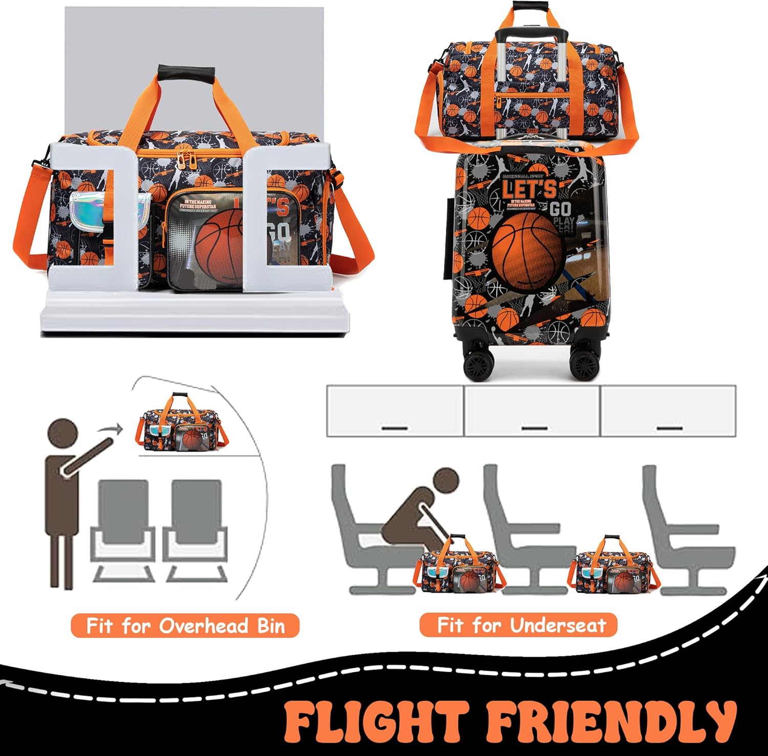 Kid's Luggage Set 3 Piece Suitcase Set 16